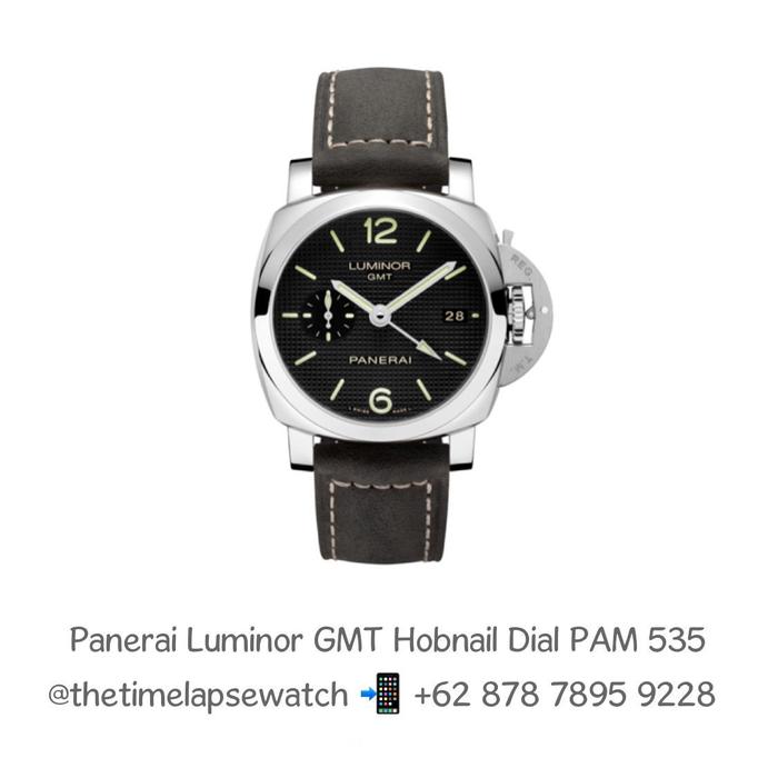 Panerai Luminor GMT Hobnail Dial PAM 535- 42m