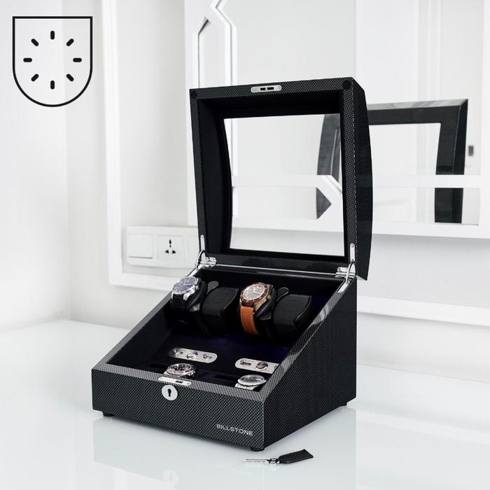 BILLSTONE Avanti 4 Plus Watch Winder | Pemutar Jam Tangan