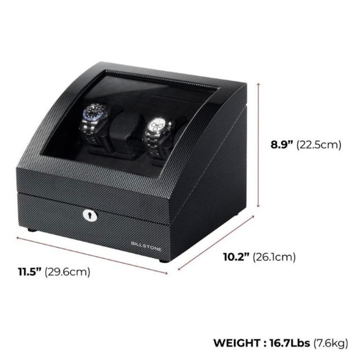 BILLSTONE Avanti 4 Plus Watch Winder | Pemutar Jam Tangan thumbnail 3