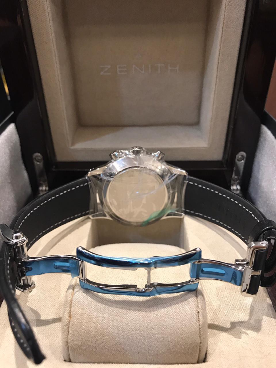 Zenith Chronometro Tipo CP-2, Black Dial Stainless Steel 'Limited Edition' (New in Box) thumbnail 3
