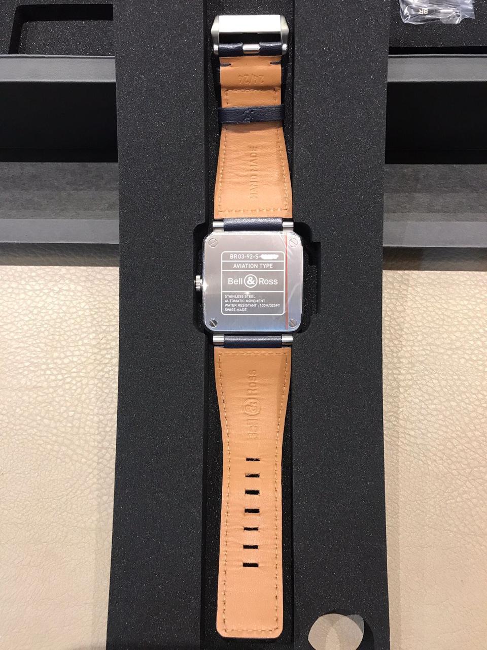 Bell & Ross BR03-92 Caliber.302, Blue Dial Stainless Steel - New in Box thumbnail 3