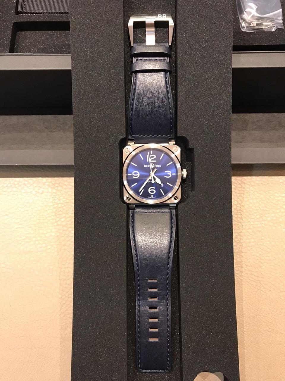 Bell & Ross BR03-92 Caliber.302, Blue Dial Stainless Steel - New in Box thumbnail 4