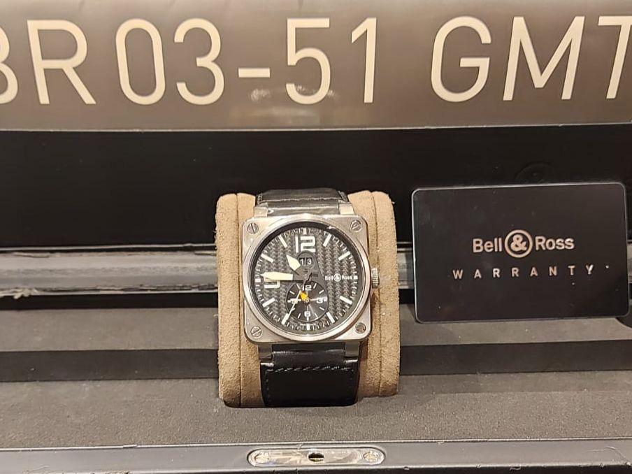 Bell & Ross - BR03-51 GMT Titanium with Carbon Dial