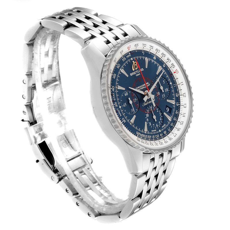 Breitling Montbrillant B01 Blue Dial Chronograph Limited Edition 40 thumbnail 3