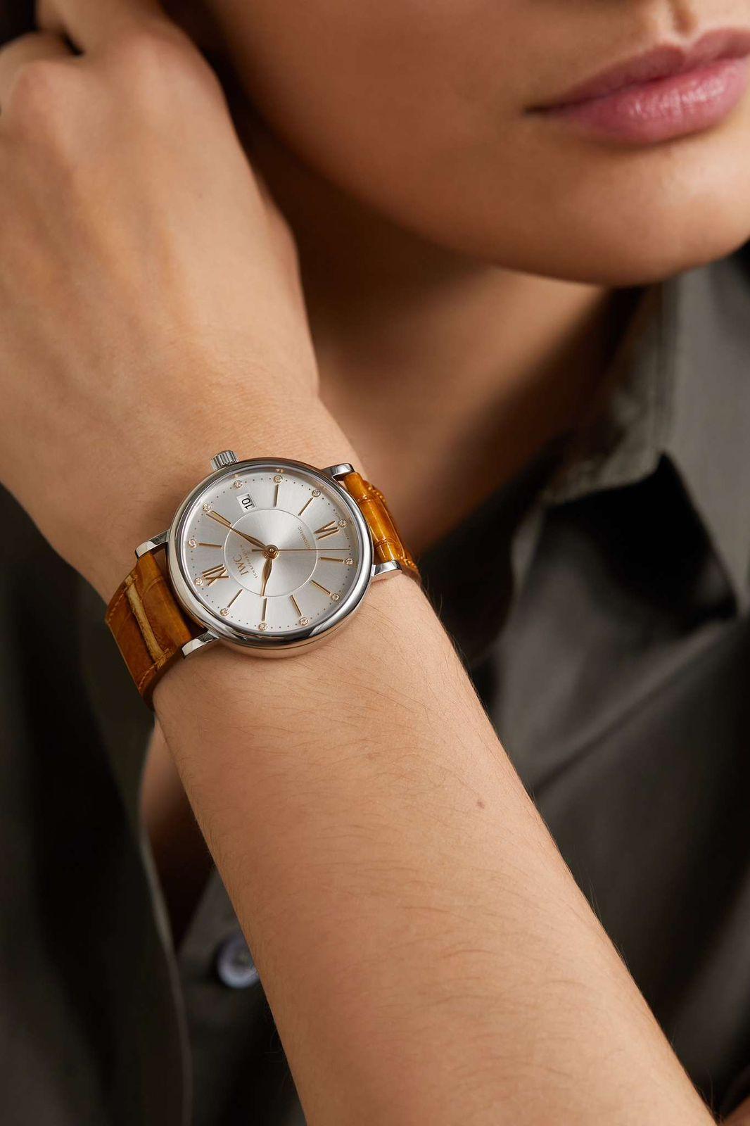 IWC Portofino Diamonds Index Silver Dial Automatic 37