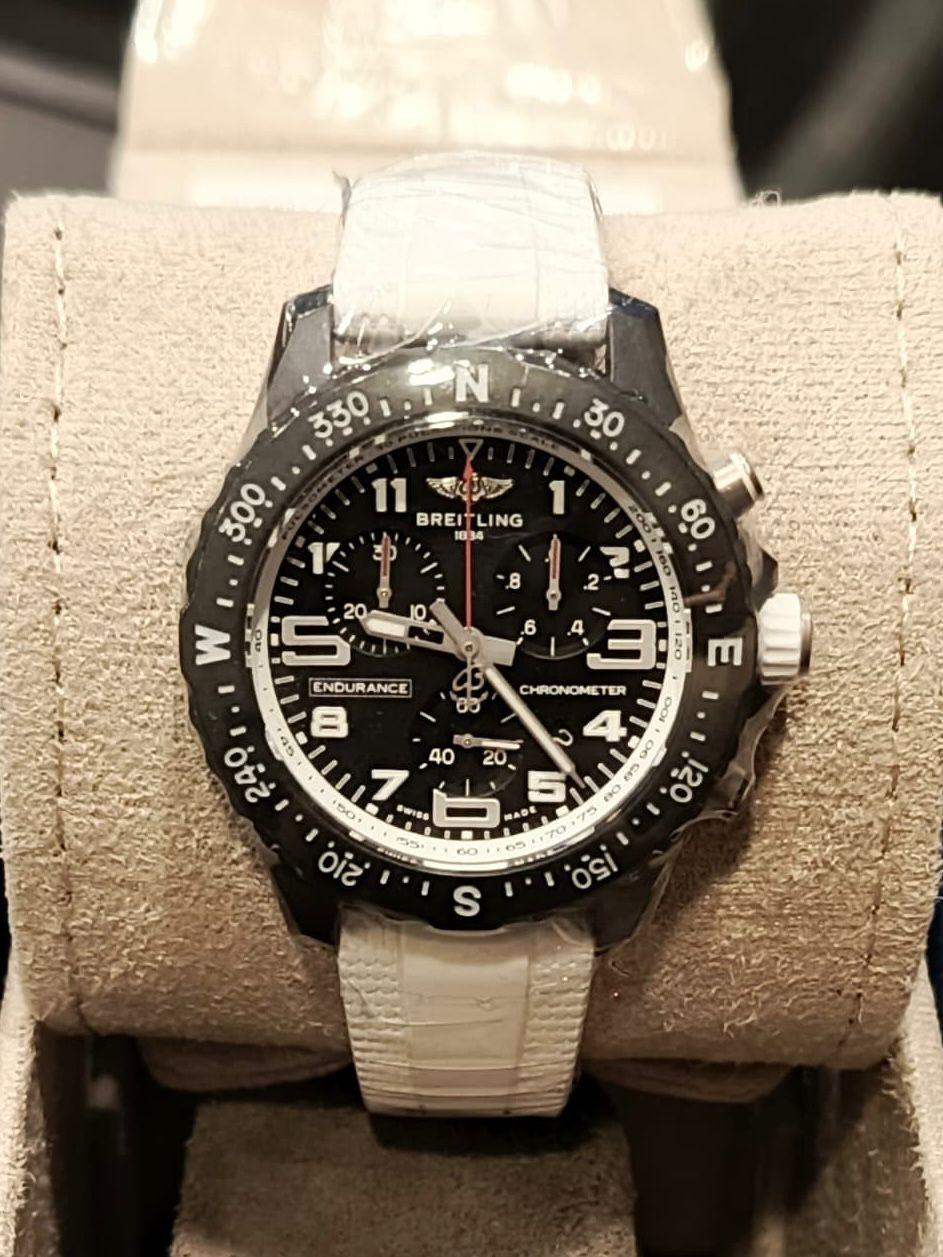Breitling Endurance Pro White Carbon Breitlight Chronograph Quartz 38 - New in Box