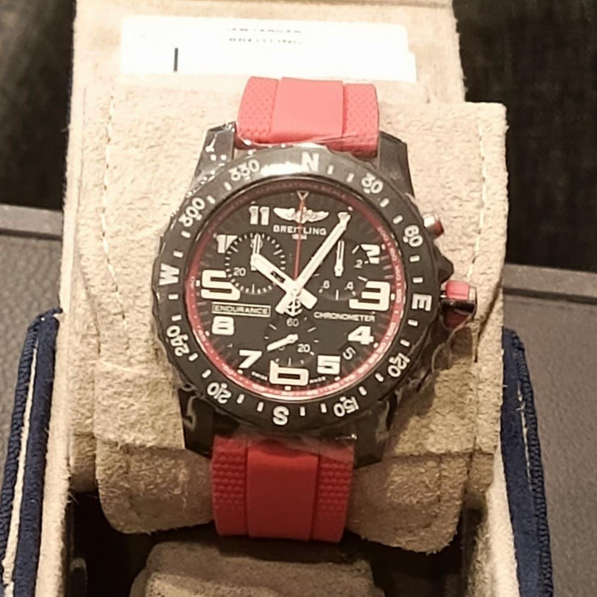 Breitling Endurance Pro Red Carbon Breitlight Chronograph Quartz 44 - New in Box thumbnail 3