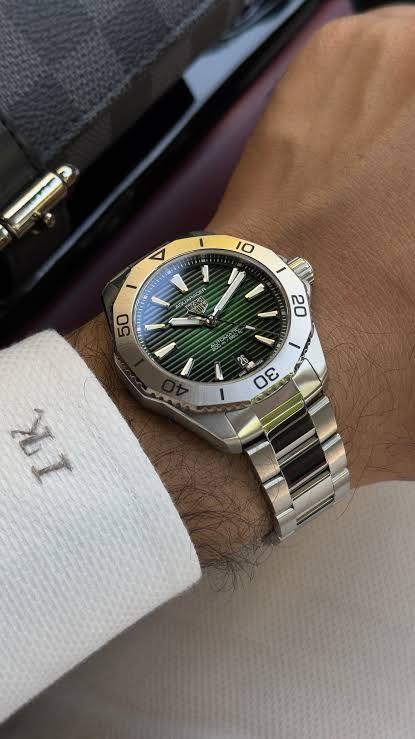 Tag Heuer Aquaracer Green Professional 200M Date Bracelet 40 - New in Box thumbnail 3