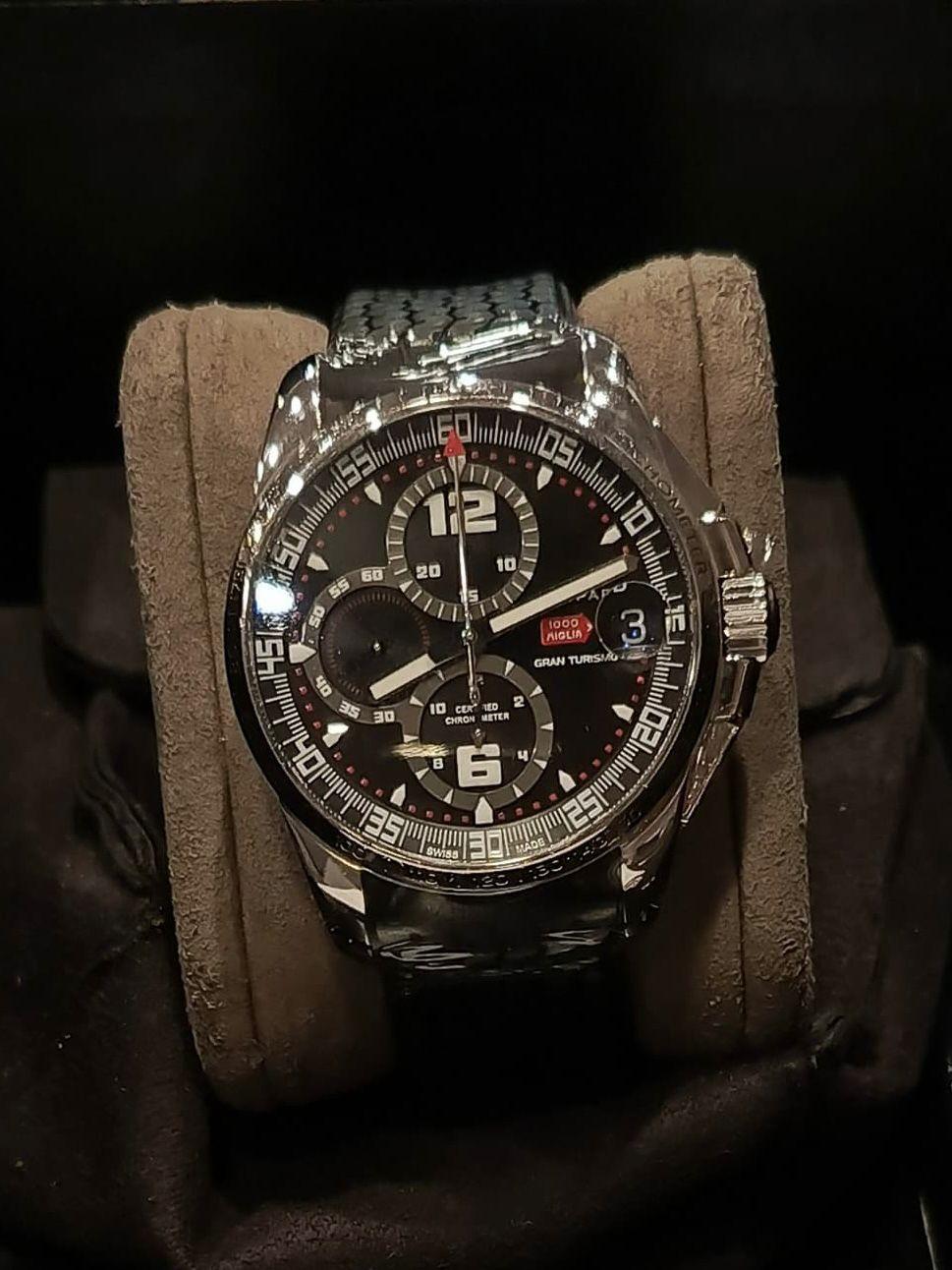 Chopard Gran Turismo XL Black Chronograph 44
