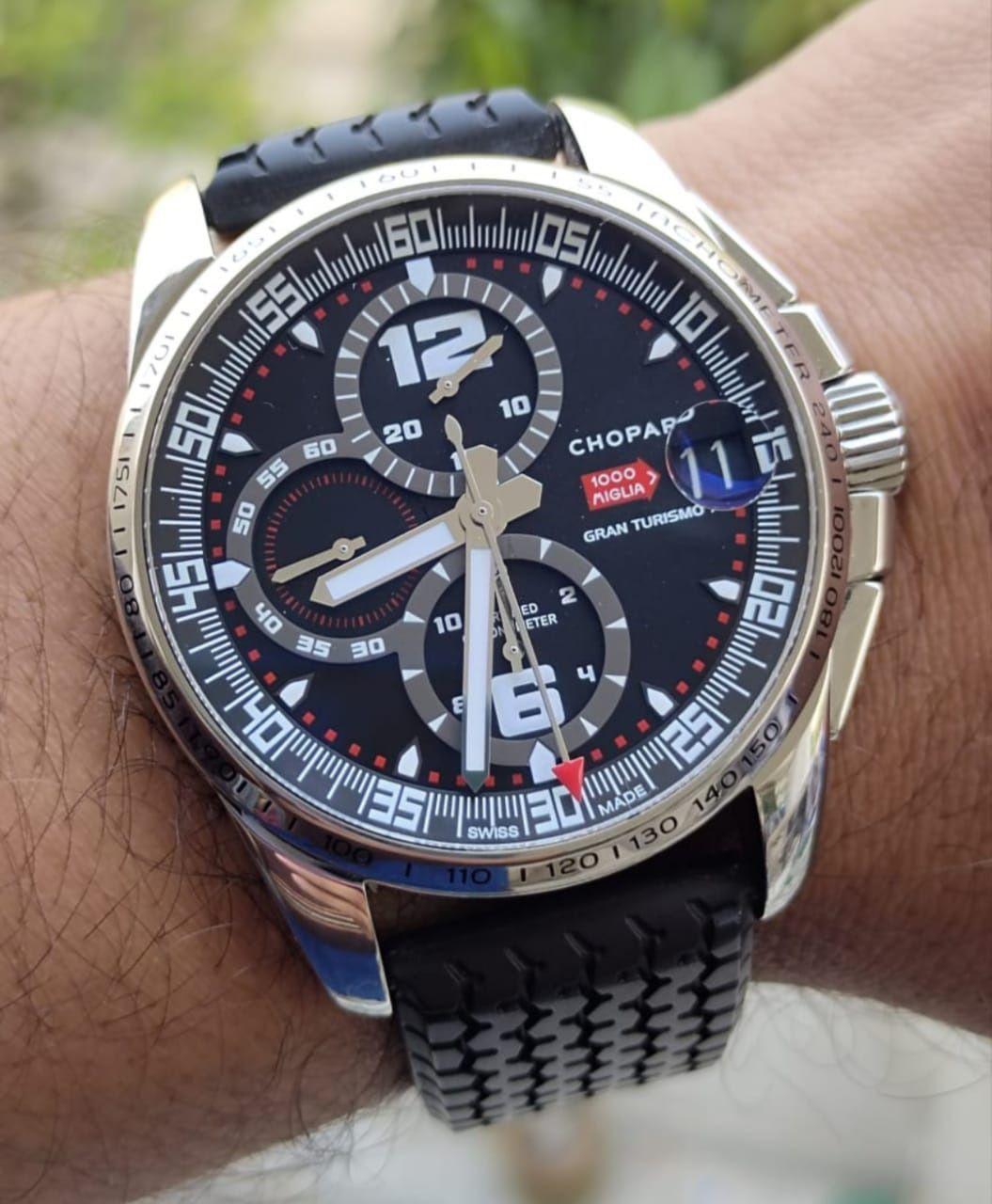 Chopard Gran Turismo XL Black Chronograph 44