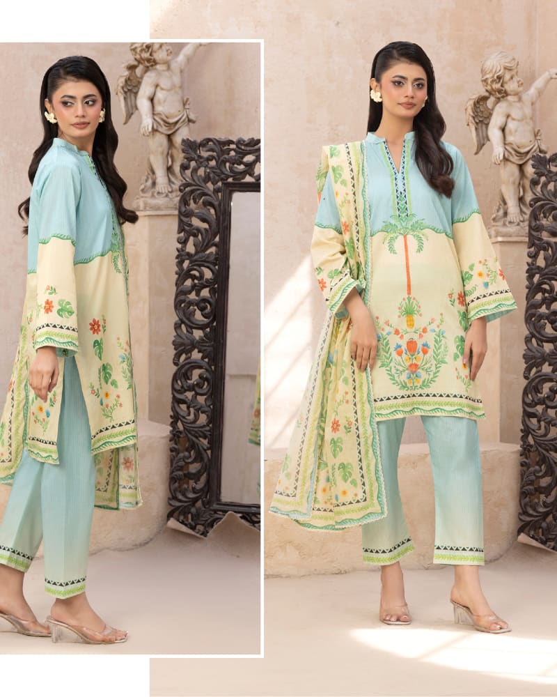 3Pcs Digital Printed Lawn [01]