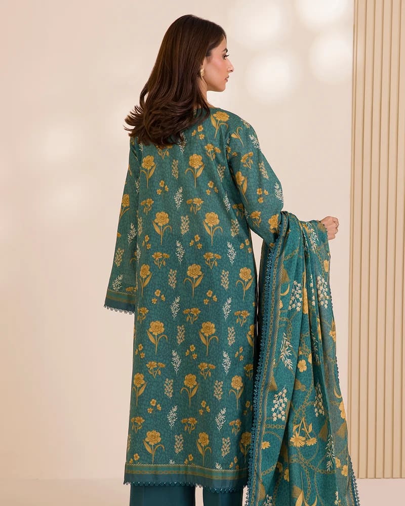 3 Piece Printed Cotton