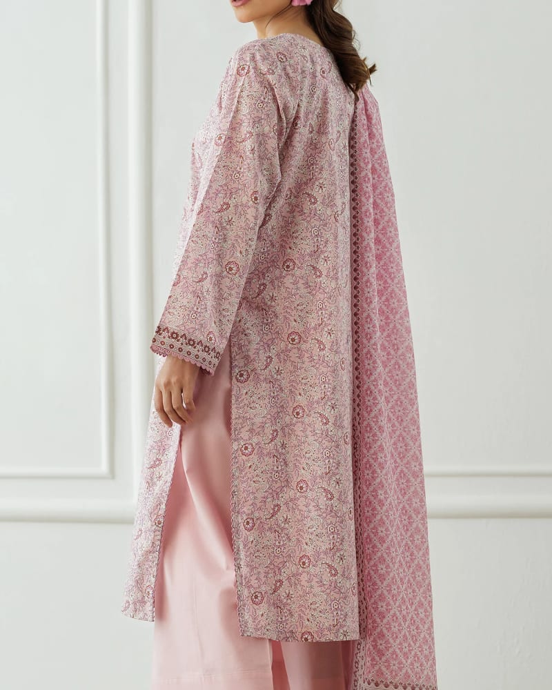 3 Piece Printed Lawn Unstitched Suit