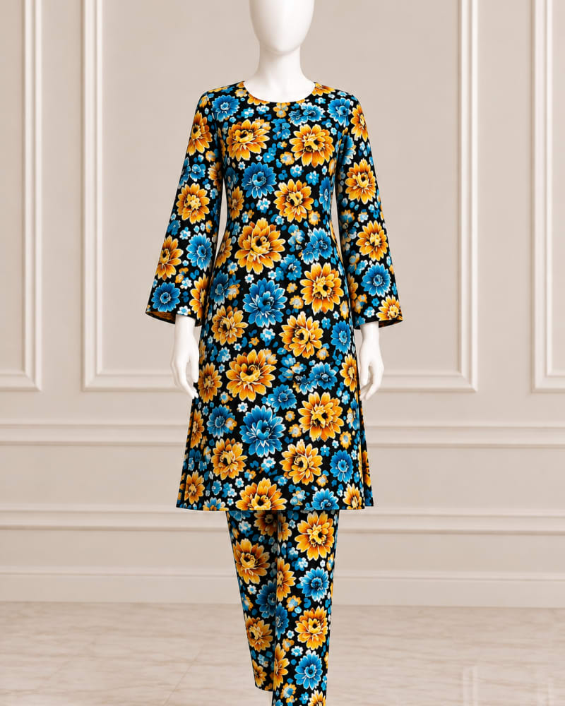 All-Over Printed 2-Piece Linen