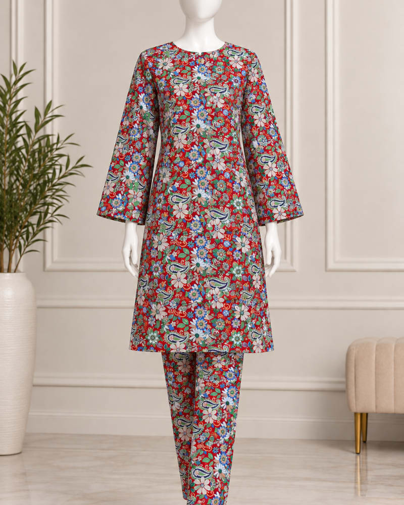 All-Over Printed 2-Piece Linen