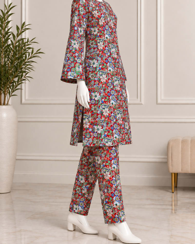 All-Over Printed 2-Piece Linen