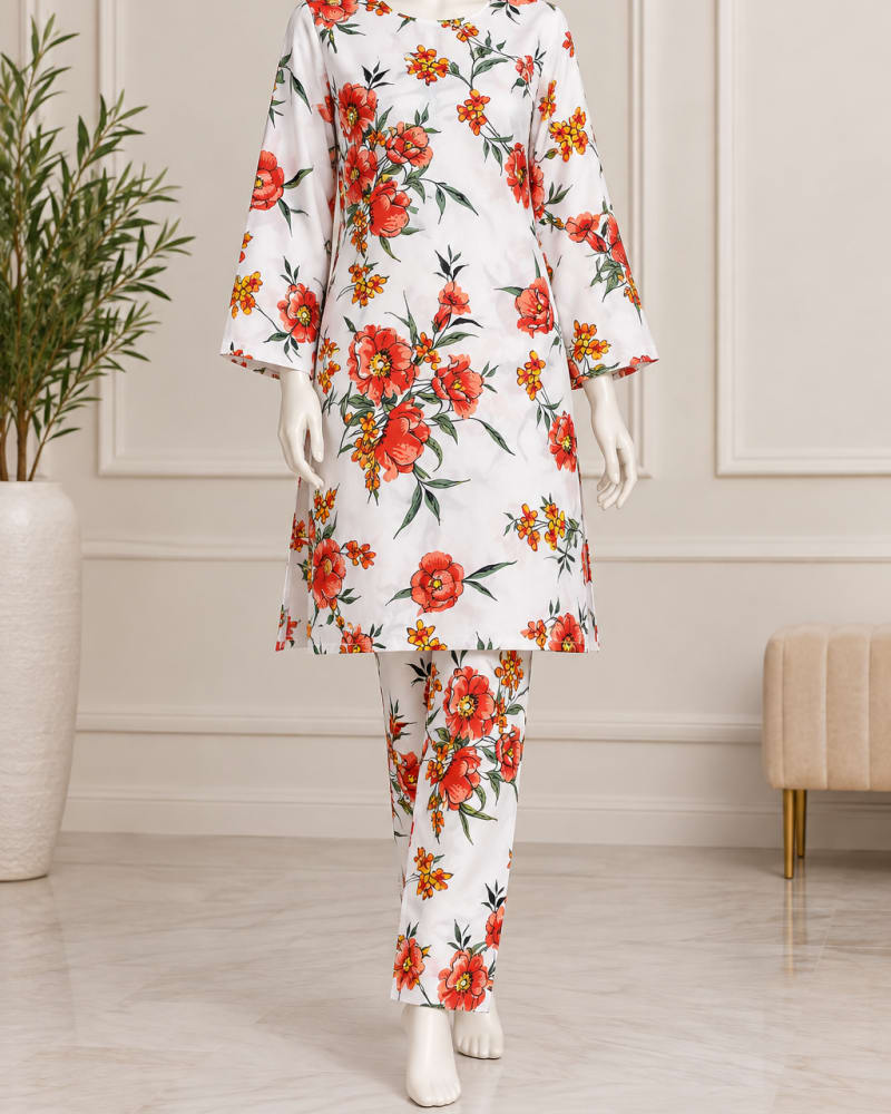 All-Over Printed 2-Piece Linen
