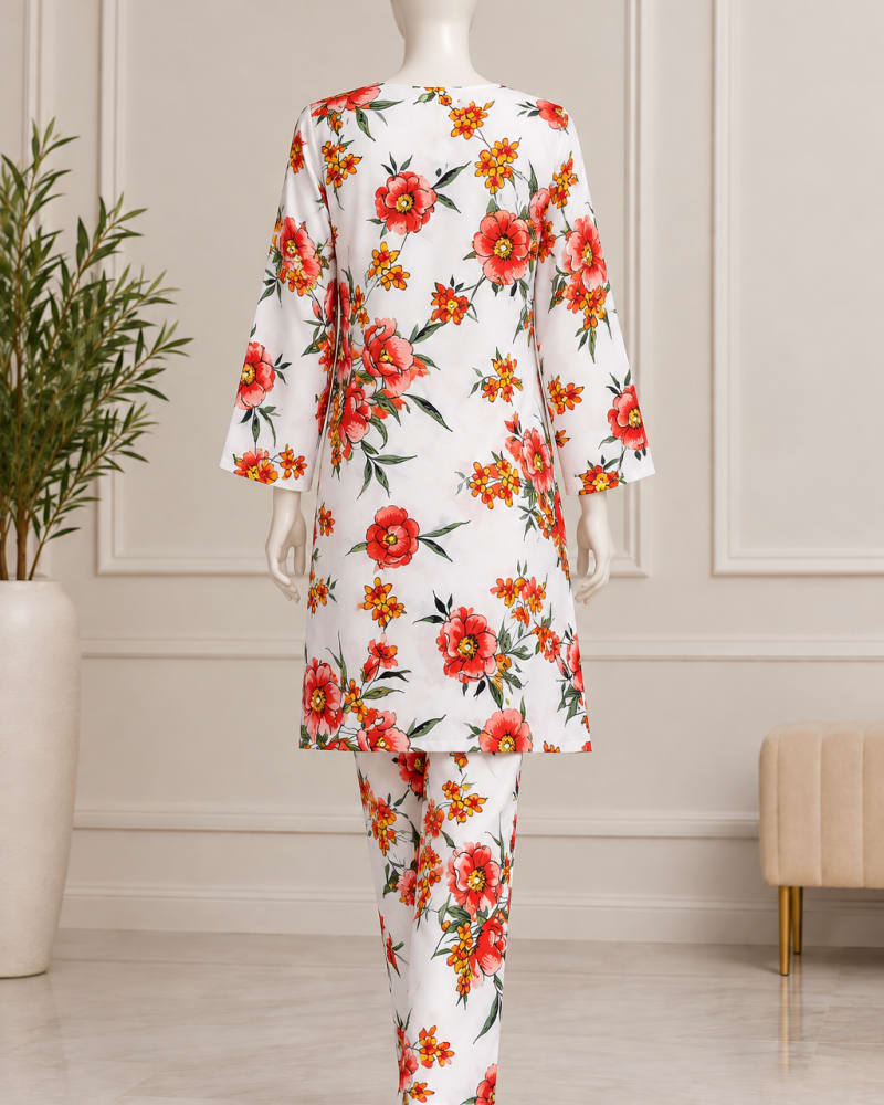 All-Over Printed 2-Piece Linen