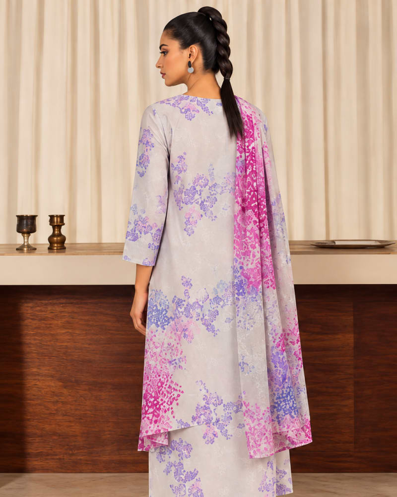 3-Piece Printed Lawn Suit