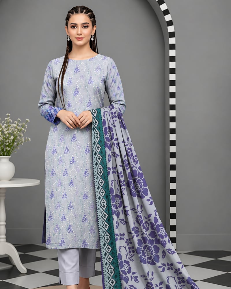 Luxury Chikan Kari Lawn 3-Piece Suit