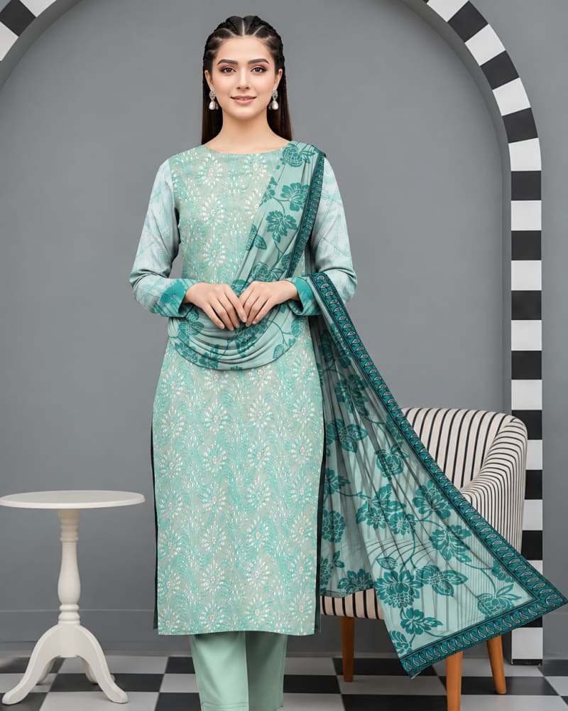 Luxury Chikan Kari Lawn 3-Piece Suit