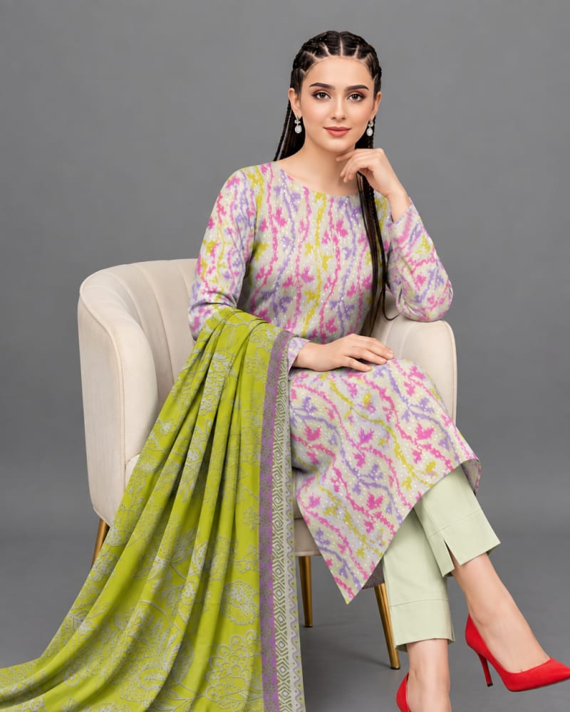 Luxury Chikan Kari Lawn 3-Piece Suit