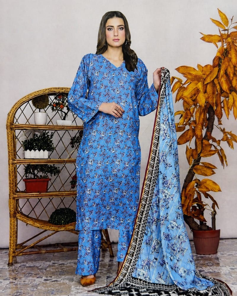 Printed Airjet Lawn 3-Piece Suit