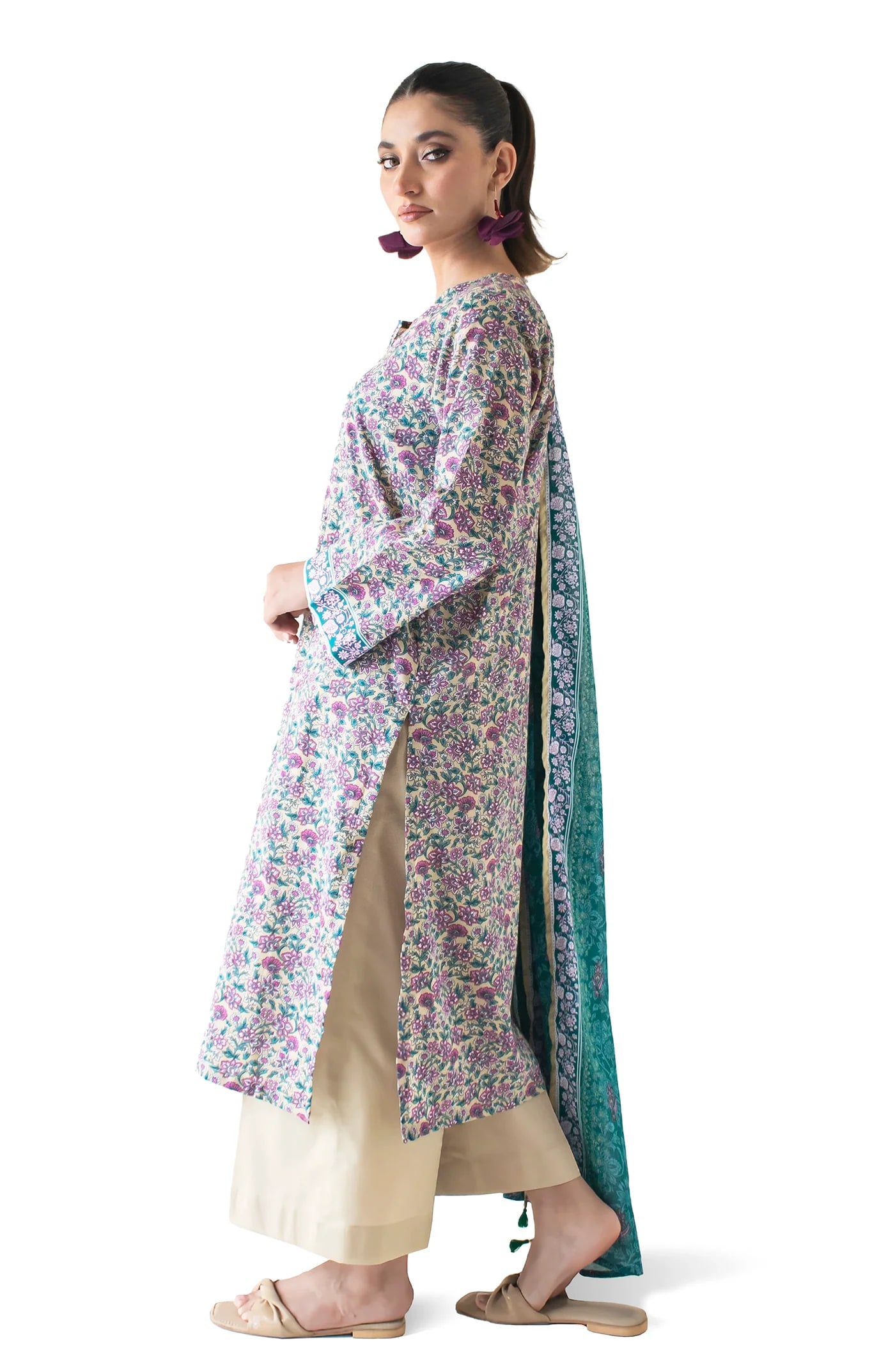 3 Piece Printed Lawn Unstitched Suit