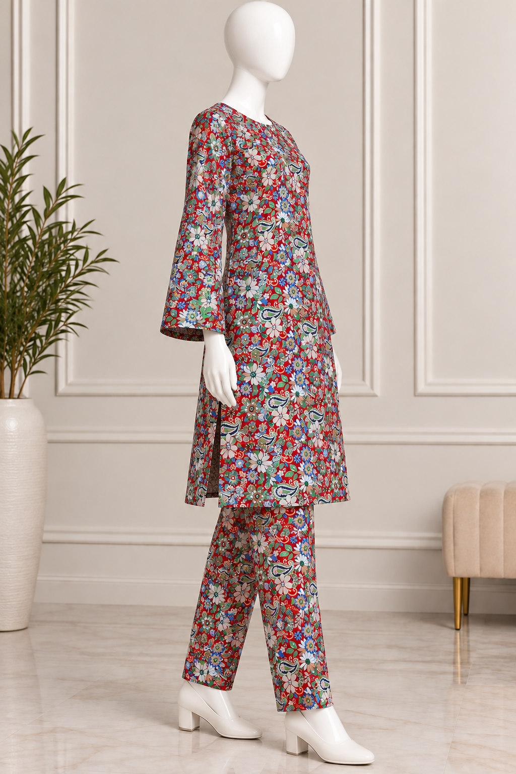 All-Over Printed 2-Piece Linen