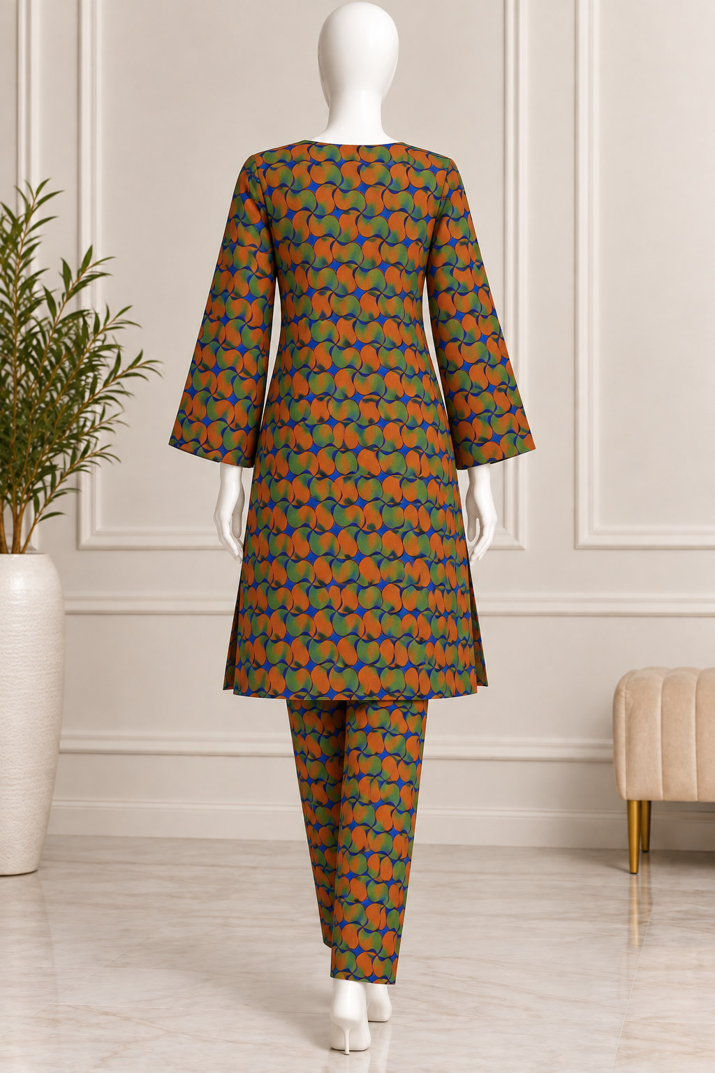 All-Over Printed 2-Piece Linen