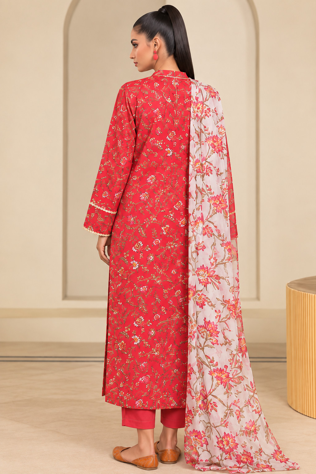 3-Piece Printed Lawn Suit