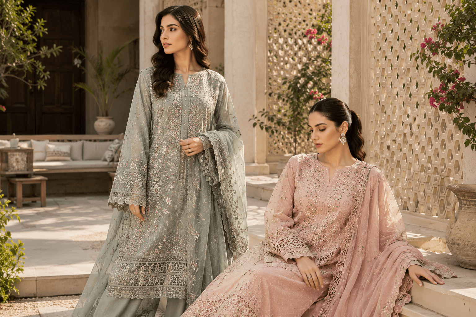Embroidered Lawn