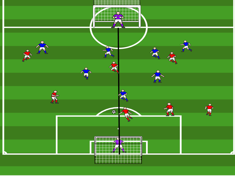 Defensives Verschieben zur Ballseite