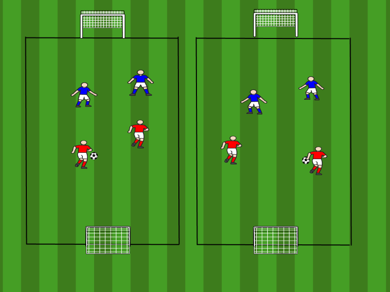 2vs2 Kleinfeld Turnier / Dribbling