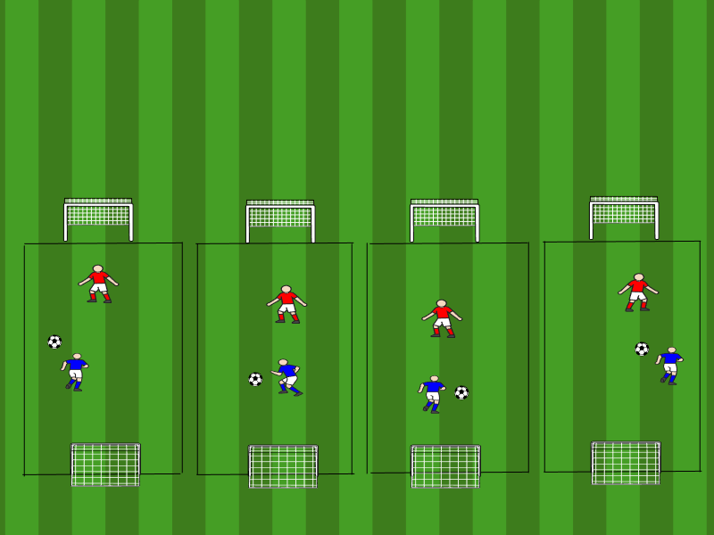 1vs1 Kleinfeld Turnier / Dribbling