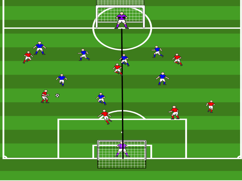 Defensives Verschieben zur Ballseite