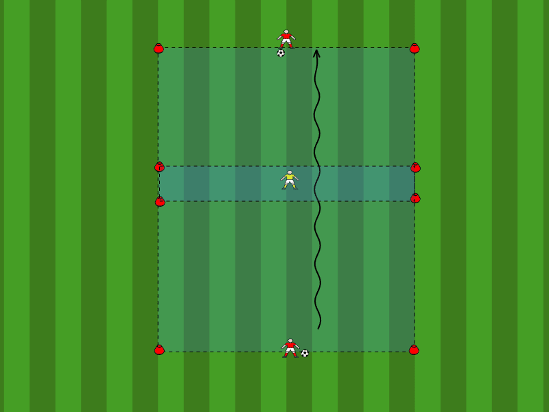 1vs1 Linienverteidiger / Dribbling