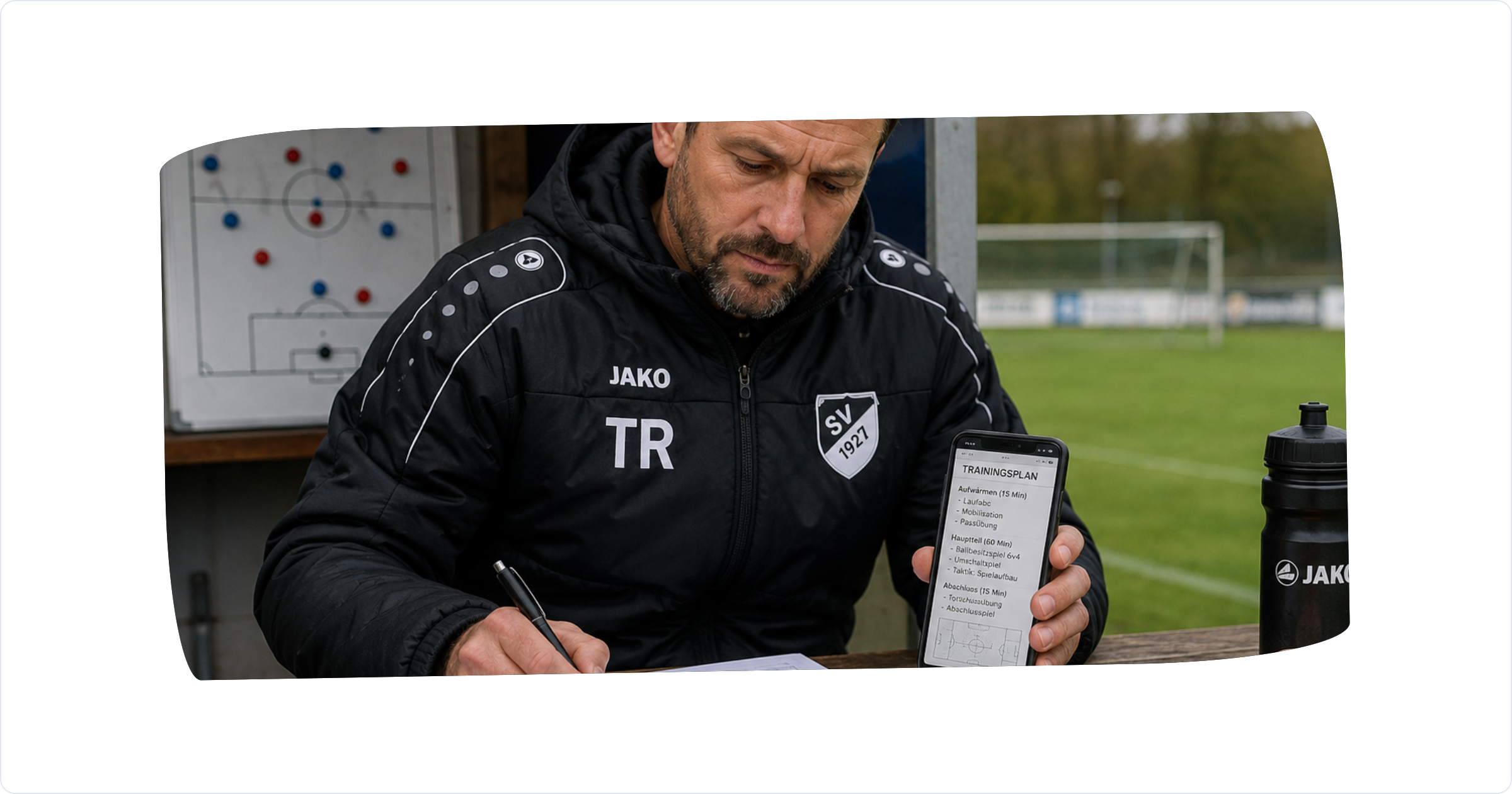 Trainingsplanung auf Papier und am Handy