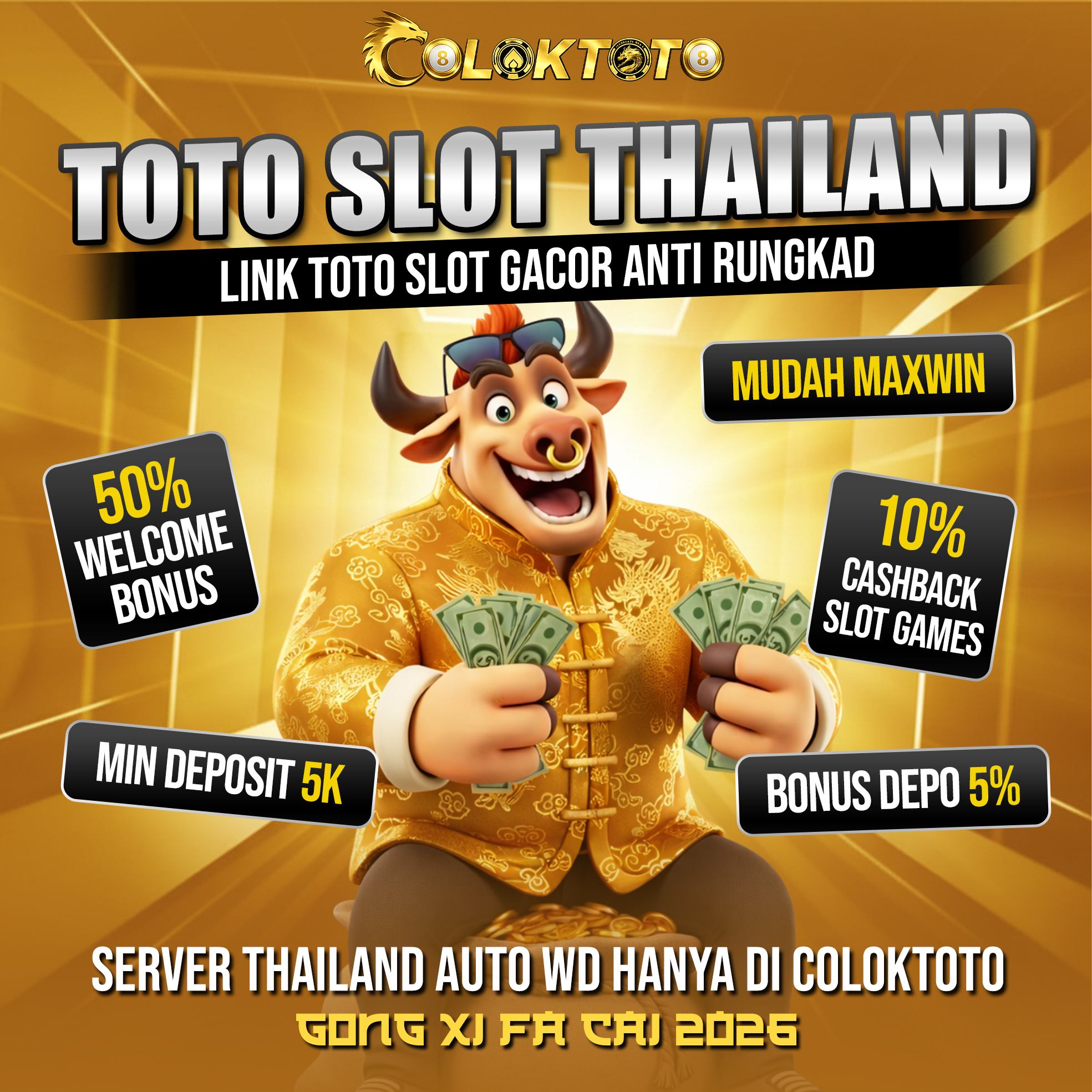 COLOKTOTO - Refinasi sistem Spin Toto Slot Gacor Maxwin & Situs Toto Togel Terbesar image 1