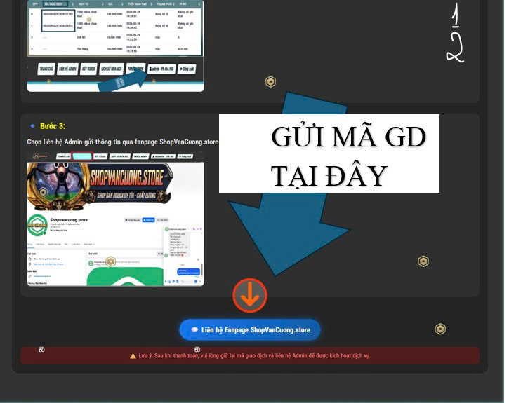 Gửi tin nhắn Fanpage