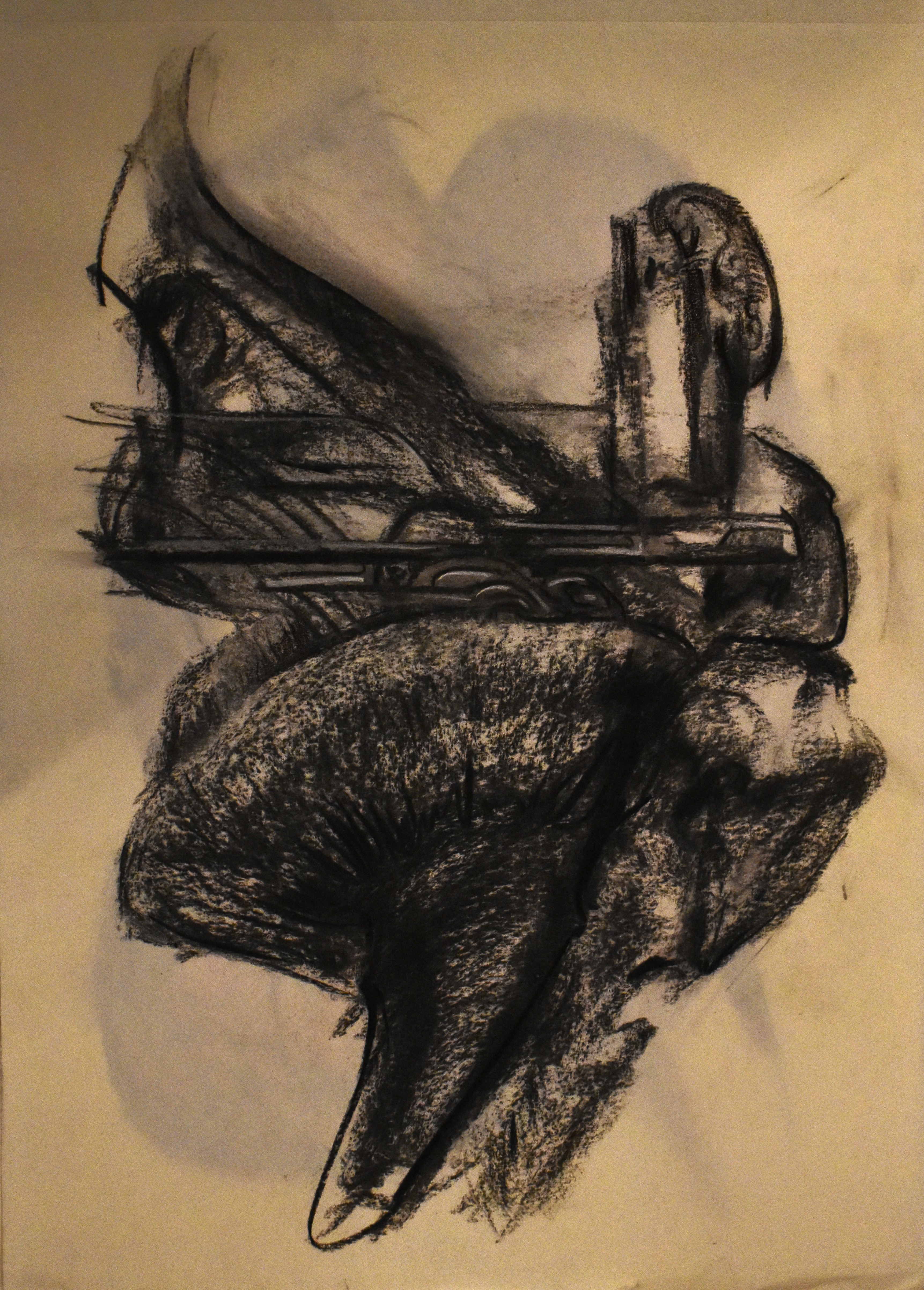 Artwork of Helena Blagojevic, name:Untitled, dimensions: 42 cm x 29 cm , technique: charcoal, made in year: 2023