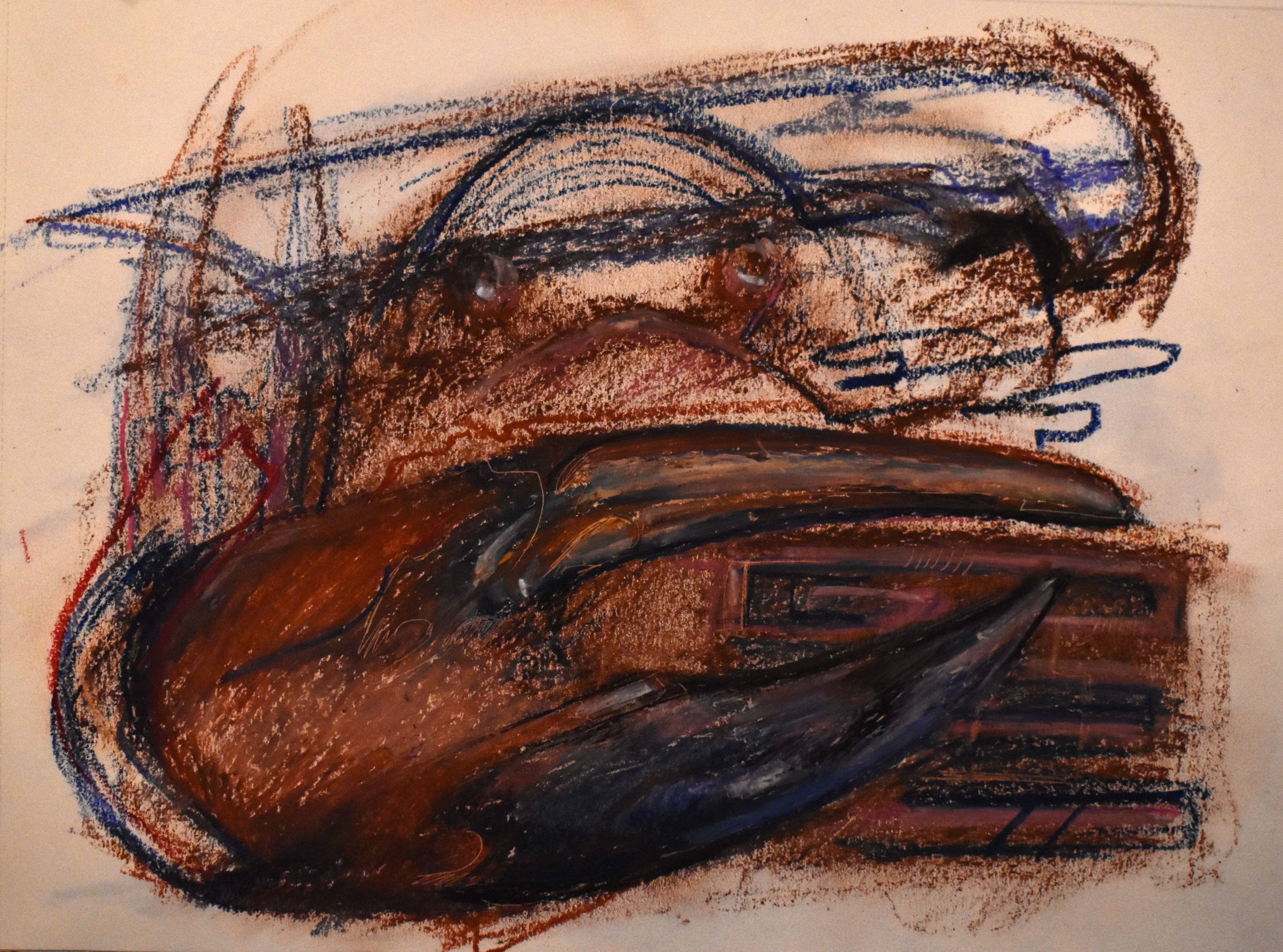 Artwork of Helena Blagojevic, name:Untitled, dimensions: 29 cm x 42 cm , technique: mixed media, made in year: 2024