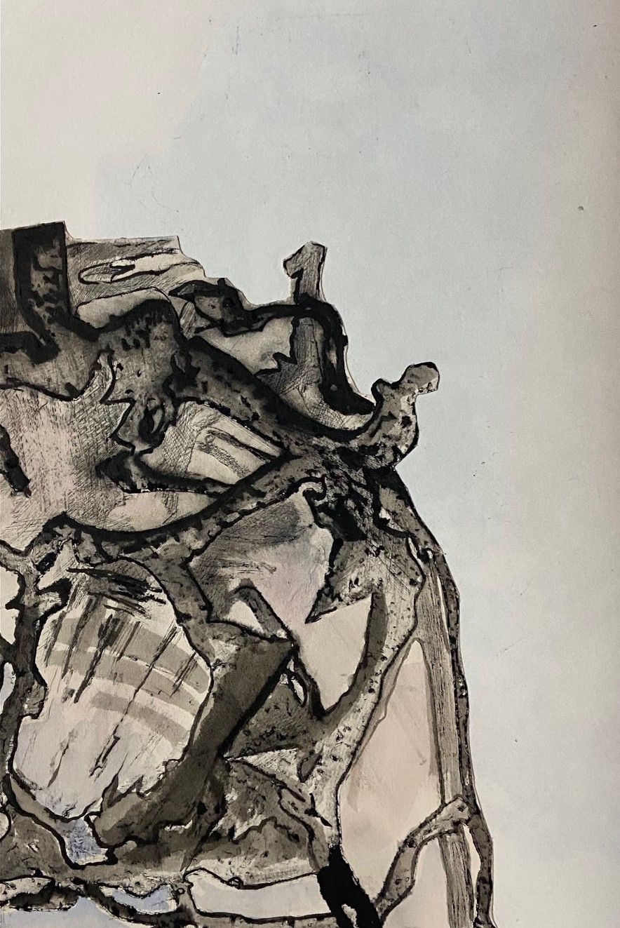 Name:“Spoznaja”, dimensions: 27cm x 37cm, technique: ink on paper