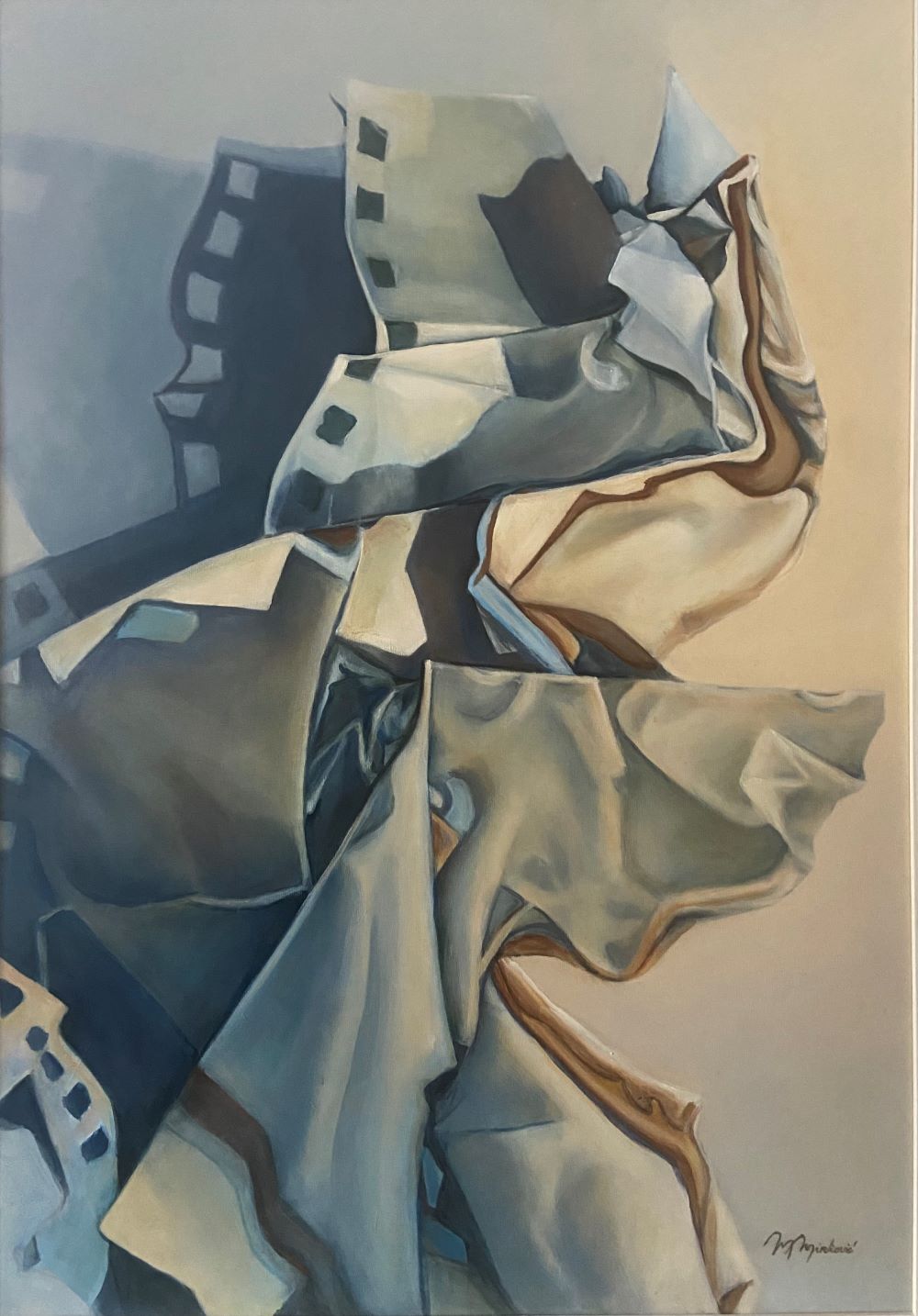 Name:“Izvan vremena”, dimensions: 100cm x 70cm, technique: acrylic on canvas