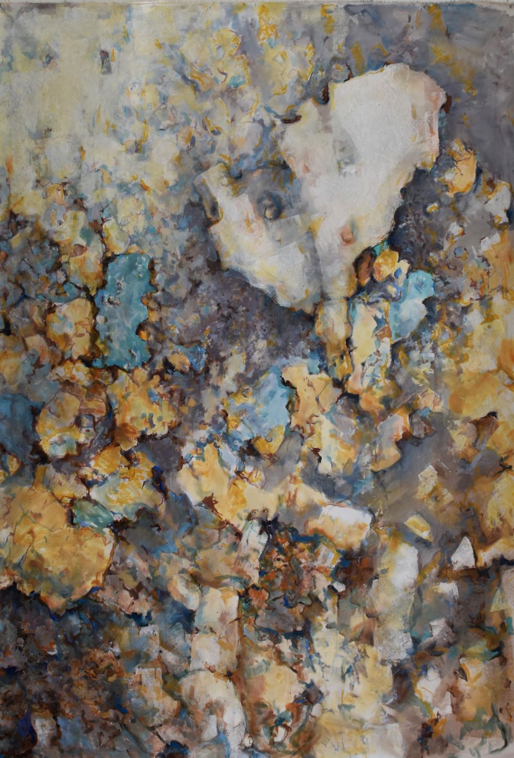 Name:“Samoća”, dimensions: 150cm x 208cm, technique: acrylic on canvas
