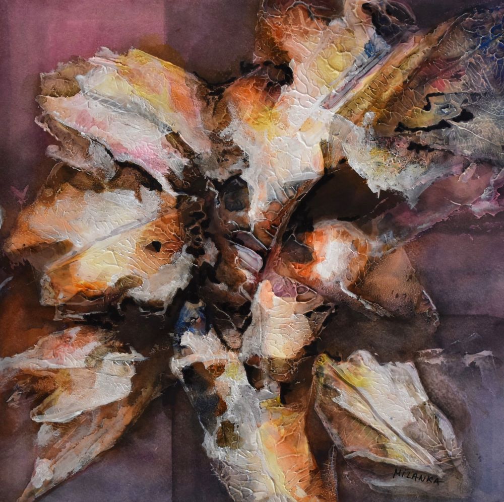 Name:“Forma”, dimensions: 30cm x 30cm, technique: mixed media
