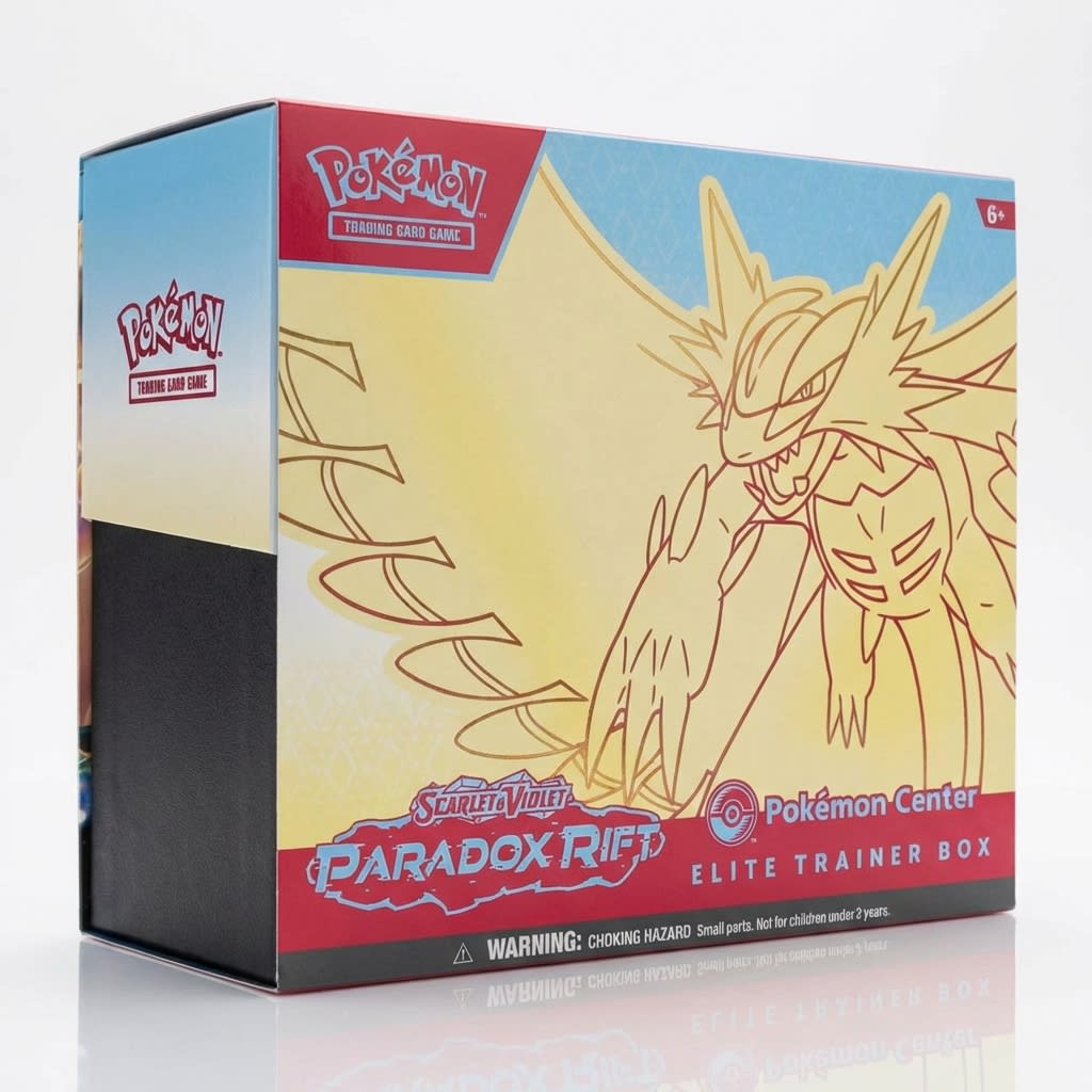 Pokemon TCG Scarlet and Violet Paradox Rift Pokemon Center Elite Trainer Box (Roaring Moon) ENG