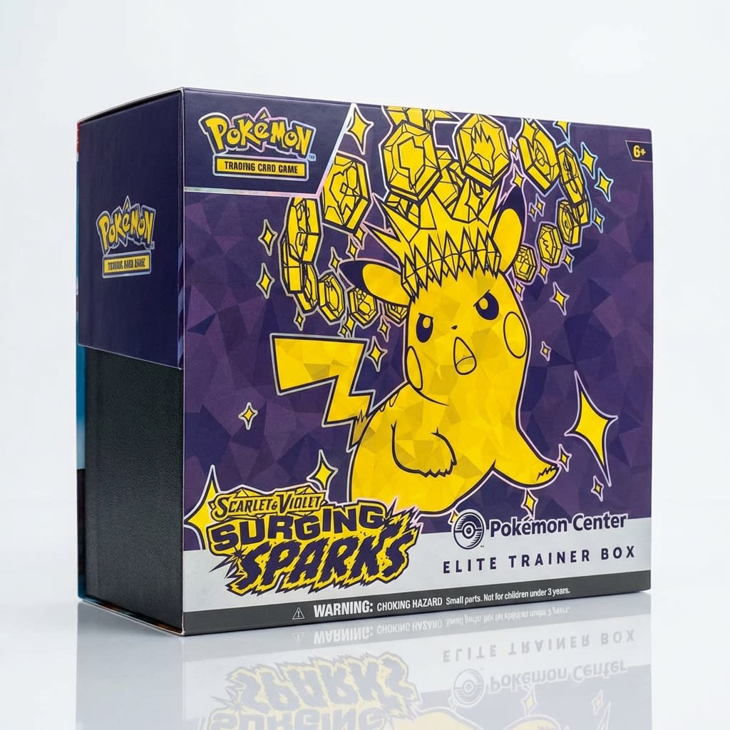 Pokemon TCG Scarlet and Violet Surging Sparks Pokemon Center Elite Trainer Box ENG