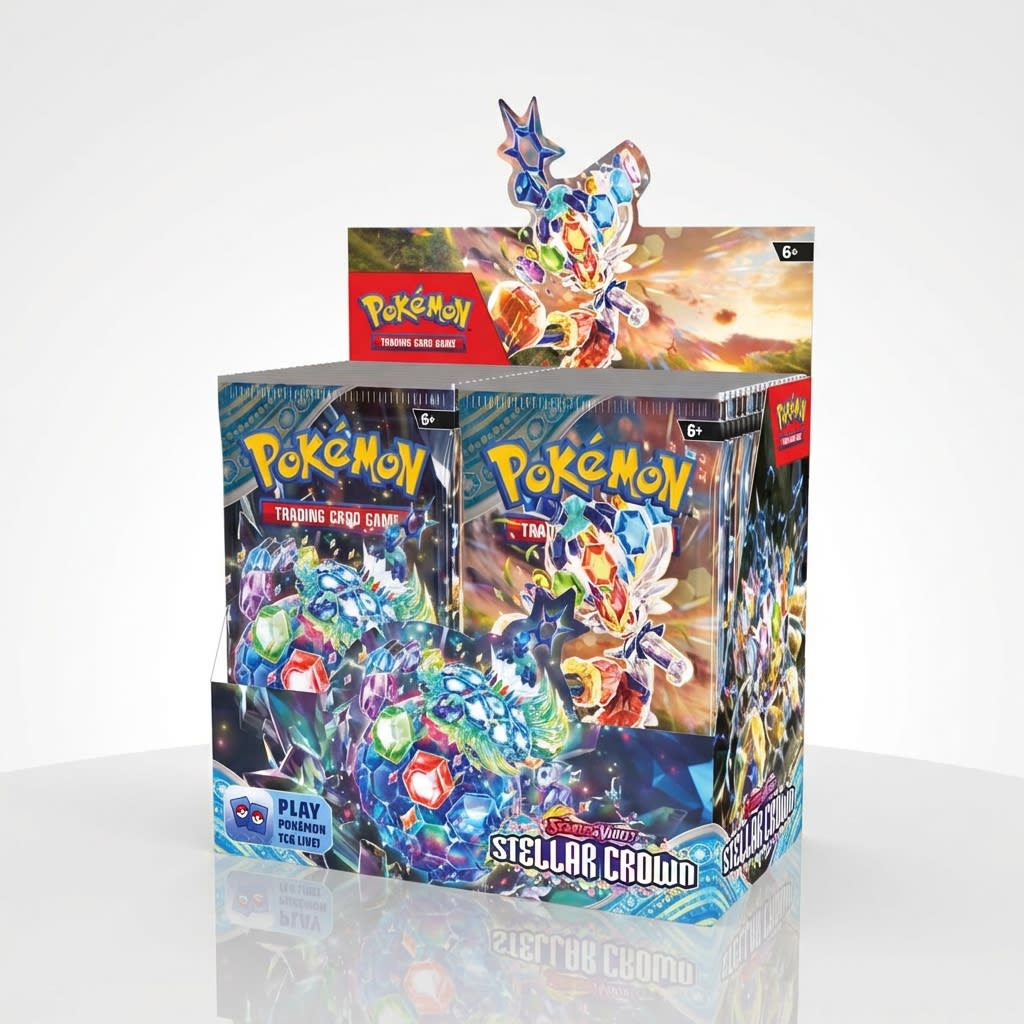 Pokemon TCG Scarlet and Violet Stellar Crown Booster Display Box (36 Packs) ENG