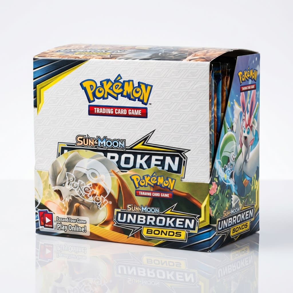 Pokemon TCG Sun and Moon Unbroken Bonds Booster Display Box (36 Packs ...
